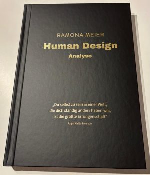 Human Design Analyse als Hardcover-Buch (über 180 Seiten)